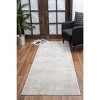 Ivory 5 ft. 3 in. x 7 ft. 3 in. Area Rug ¨C Soft 100% Polyester, Modern Accent Rug for Living Room, Bedroom, or Dining Area - Nertpow - 2 of 4