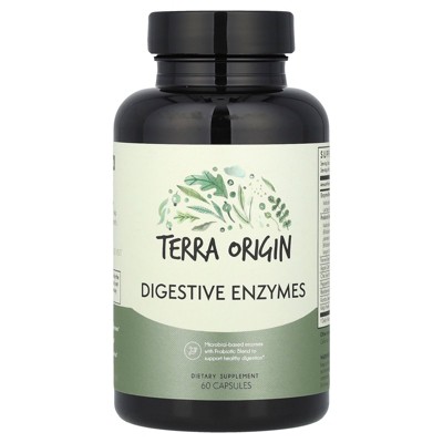 Terra Origin Digestive Enzymes, 60 Capsules