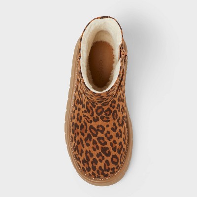 Girls' Honor Faux Suede Style Boots - Cat & Jack