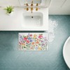 Stupell Industries Springtime Wildflower Blossoms Printed Plush Bath Mat And Bath Rug, Design By Jenny Faw, 18"X30" - 4 of 4
