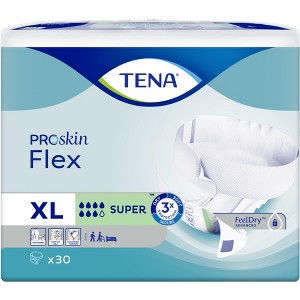TENA ProSkin Flex Maxi Belted Unisex Briefs for Adult Incontinence, Heavy Absorbency - 1 of 4