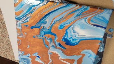 Foska 100ml 4 Colors Acrylic Pouring Paint - China Acrylic Pouring Paint,  Pouring Paint