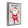 Stupell Industries Santa with Cocoa & Cookie, 25'' x 31'' - 3 of 4