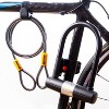 Sigtuna Bike U Lock, Heavy Duty Anti-Theft Lock with 4ft Cable & Mounting Bracket for Bikes & Scooters - 3 of 4