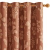 Deconovo Recycled Mountain Ash Blackout Curtains(2 Panels) - 4 of 4
