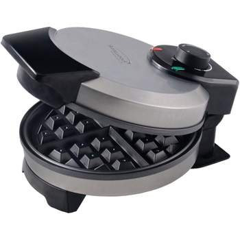 DASH Flip Belgian Waffle Maker With Non-Stick Coating for Individual 1  Thick Waffles – Black
