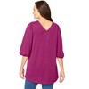 Woman Within Reversible Neckline Tunic - 3 of 4
