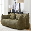 Aukfa Bean Bag Sofa Chairs Loveseat, Oversized Bean Bag Couch,  Lazy Floor Sofa Chair with Two Pillows for Living Room, Bedroom, Apartment - 2 of 4