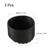 Unique Bargains Non Slip Round Rubber Ladder Accessories Protective Pads 2 Pcs - 2 of 3