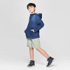 Boys' Innovative Jean Jacket - Cat & Jack™ Dark Wash M - 3 of 3