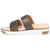 Journee Collection Womens Ashanti Slip On Slide Multi Strap Sandals Taupe 11 - 2 of 4