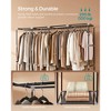 SONGMICS Portable Closet, Wardrobe Closet Organizer with Cover, 4 Hanging Rods and Shelves, 4 Side Pockets, 66.9 x 17.7 x 65.7 Inches, Large Capacity - 2 of 4