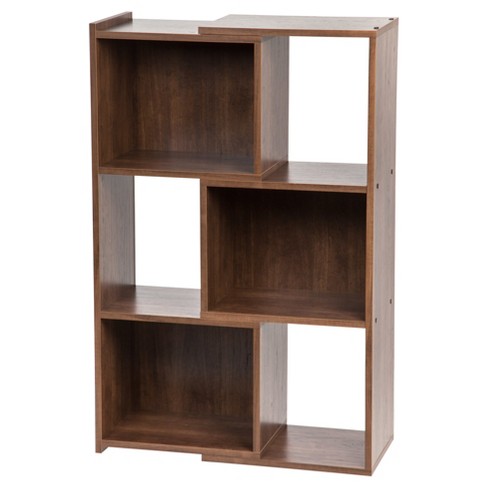 Iris Expandable 30 3 Shelf Bookshelf Dark Brown Target