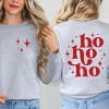 Simply Sage Market Women's Graphic Sweatshirt Whimsical Ho Ho Ho Front and Back - 2 of 4