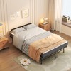 KWPZQEB Folding Bed with Mattress for Adults, Twin Size, Portable Foldable Bed with Luxurious Memory Foam Mattress & Metal Frame, Fold Up & Hideaway - 2 of 4