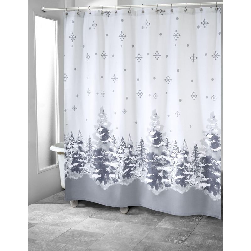 Avanti Linens Silver Trees Shower Curtain, 2 of 4