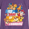 Girls' - Paw Patrol - 100 Days Of Learning Fitted Short Sleeve Graphic T-Shirt - 2 of 4