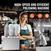 VEVOR Wine Glass Polisher Machine, 5-Brush Glass Polishing Machine, 330 Cups/Hour Electric Commercial Glass Polisher for Champagne Glasses, Silver - 3 of 4