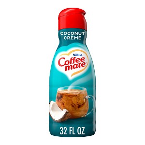 Coffee mate Coconut Crème Coffee Creamer - 32 fl oz (1qt) - 1 of 4