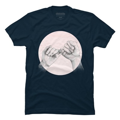 Men's Design By Humans pinky swear // hand study By lauragraves T-Shirt