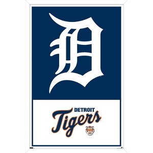 Trends International MLB Detroit Tigers - Logo 22 Framed Wall Poster Prints - 1 of 4