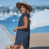 Women's Pure Cotton Button-Down Beach Cover-Up Dress - Cupshe - 2 of 4