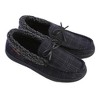 Men's Slippers Moccasin Plush Lined House Shoes Fuzzy Furry - 2 of 4