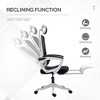 NicBex Adjustable Office Chair Modern Tiltable Ergonomic Chair Computer Chair with Headrest, Arms and Breathable Mesh for Office, Study - 4 of 4