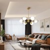 POWLIG 6 - Light Dimmable Linear Chandelier - 2 of 4