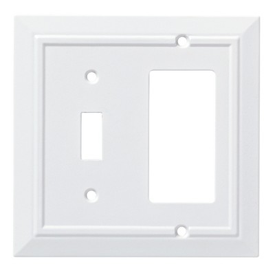 Franklin Brass Classic Architecture Switch/Decorator Wall Plate White