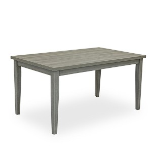 60" Wood Rectangular Dining Table with Contemporary Style - 1 of 4