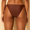 Women's Solid Tricot Side-Tie Low-Rise High Leg Extra Cheeky Swim Bikini Bottom - Wild Fable™ - 2 of 4