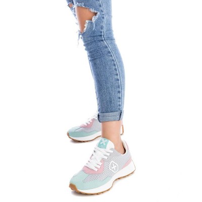Женские кроссовки XTI Women's Sneakers Multicolor Accent 140741 - Grey, 6 — фото 2