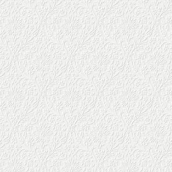 Laura Ashley Annecy Paintable White Wallpaper