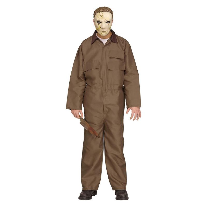 Funworld Halloween Michael Myers Beginning Memory Flex Teen Costume Mask, 1 of 2
