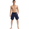 Anna-Kaci Active Men's 2-in-1 Performance Training Shorts with Inner Compression Liner and Adjustable Drawstring Waist - 2 of 3