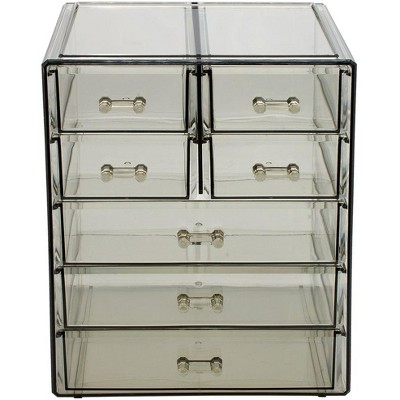Clear Acrylic 7-Drawer Cosmetic and Jewelry Organizer