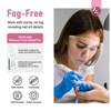 Saviland Nail Technician Face Shield: Anti-Fog Splash Resistant Visor with Comfort Fit - For Manicure Dust Protection. - 2 of 4