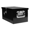 Gulches 20 Inch Black Aluminum Tool long Box Tread Flat box for Truck Car, Outdoor Trailer Pickup RV ATV Storage Tools Organizer w/ Lock Handle ,Key - 2 of 4