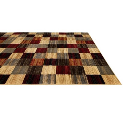 Braided Handmade Black Synthetic 9' x 12' Rectangular Rug