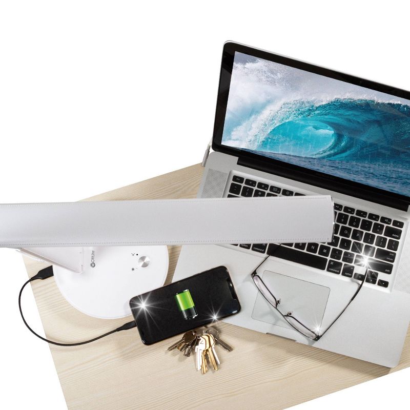 Emerge Sanitizing Desk Lamp with USB Charging (Includes LED Light Bulb) - OttLite, 4 of 10