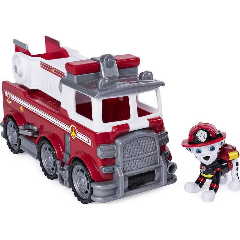 Paw Patrol Ultimate Rescue - Marshall's Ultimate Rescue Fire Truck with Moving Ladder and Flip-Open Front Cab, Ages 3 and Up, 2 of 4
