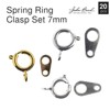 John Bead Must Have Findings Metal Silver 7mm Spring Rings for Jewelry Making Findings, 20 Pieces - 4 of 4