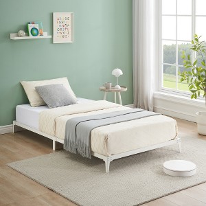 Universal Metal Bed Frame with Storage - Heavy Duty Platform for Twin/Full/Queen/King, No Box Spring - 1 of 4