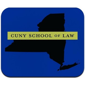 CUNY School of Law State Shape Low Profile Thin Mouse Pad - 1 of 2