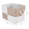 REGALWOVEN Cotton Collapsible Sturdy Lightweight Storage Bin 15.7*11.8*11.8in 1 Pc - 4 of 4
