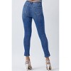 Women's Curvy Yoke Mid Rise Skinny Jean - RISEN - image 4 of 4