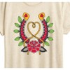 Women's - Country Casuals - Goth Western Horseshoe Short Sleeve Graphic T-Shirt - 2 of 4