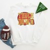 Simply Sage Market Women's Graphic Sweatshirt Touch Down Red Helmet Distressed - 3 of 3