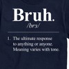 Men's - Instant Message - Bruh Definition Short Sleeve Graphic T-Shirt - 2 of 4
